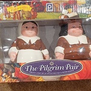 The Pilgrim Pair Salt & Pep. per Shakers 2x
